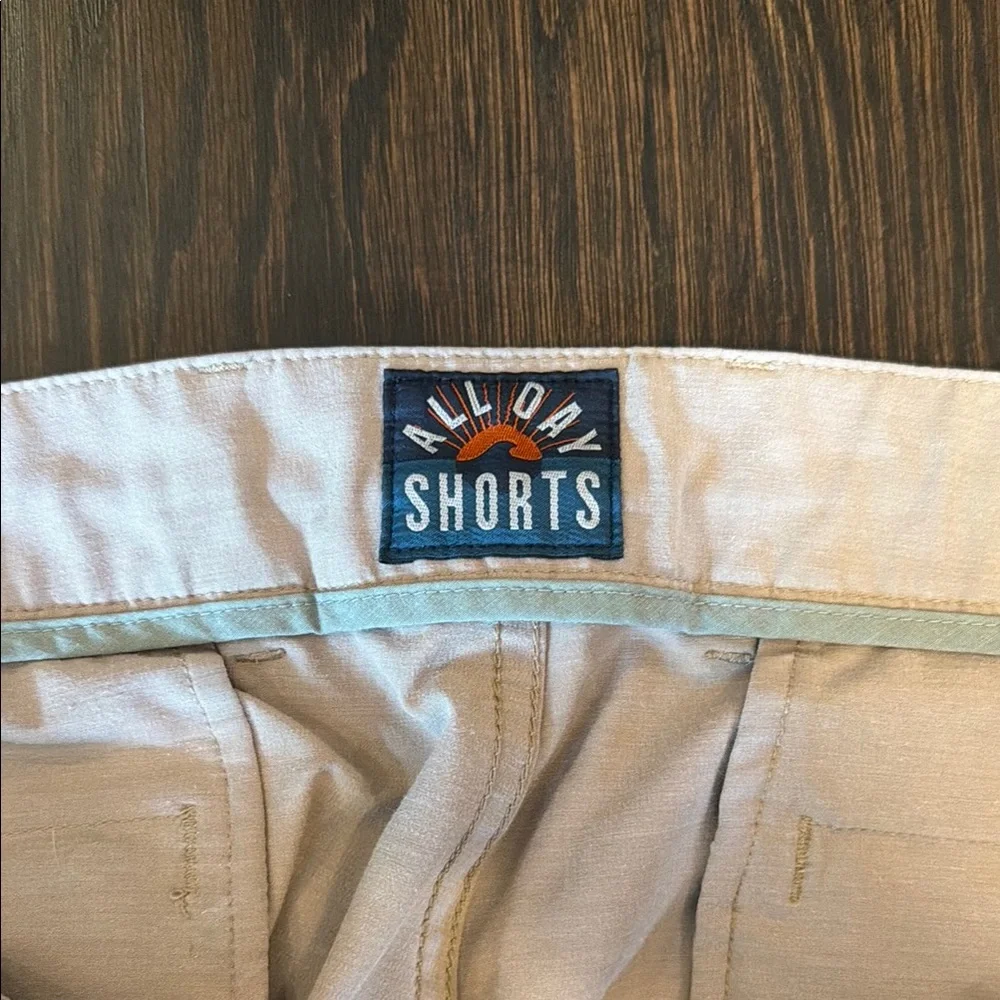Faherty All Day Shorts Men's White Casual Cotton Shorts